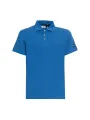 Blaues Husky Poloshirt mit Knopfleiste