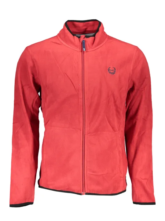 "GIAN MARCO VENTURI Startseite im Sale | GIAN MARCO VENTURI HERREN-SWEATSHIRT MIT ROTEM ZIP online kaufen"|Planet-Deluxe