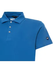 Blaues Husky-Polohemd mit Logo