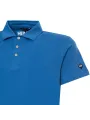 Blaues Husky-Polohemd mit Logo