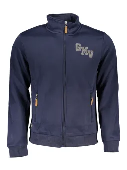 "Gian Marco Venturi Navy Fleece Sweatshirt – Stil & Komfort"