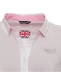 Rosa Husky Poloshirt mit Logo