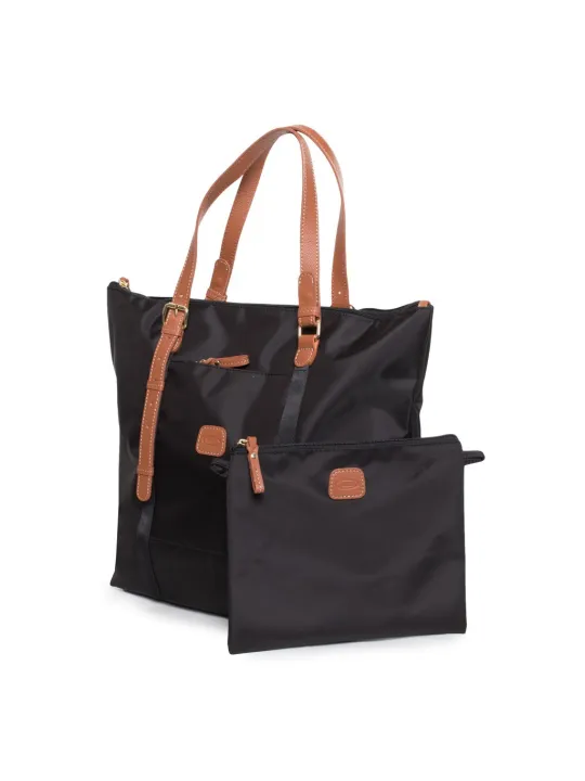 Schwarze Nylon Tasche mit Beutel