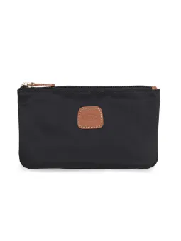Schwarzes Bric's Tasche mit Lederdetail