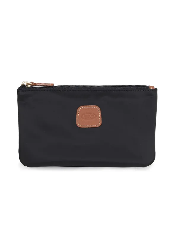 Schwarzes Bric's Tasche mit Lederdetail