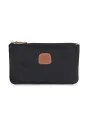 Schwarzes Bric's Tasche mit Lederdetail