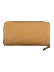 CK Damen Geldbörse – Tannenleder, RFID-Schutz, Logo, Zip