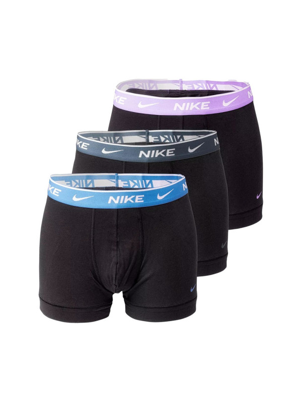 Schwarze Nike-Boxershorts mit Farbstreifen Schwarze Nike-Boxershorts mit Farbstreifen