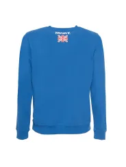 Blauer Sweatshirt mit Union Jack