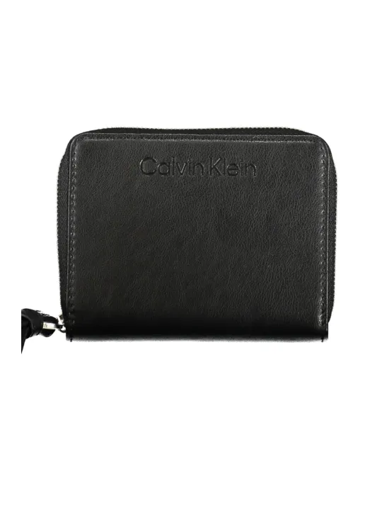 "Calvin Klein Geldbörsen im Sale | Calvin Klein Elegance Wallet Schwarz 2 Fächer RFID Schutz online kaufen"|Planet-Deluxe