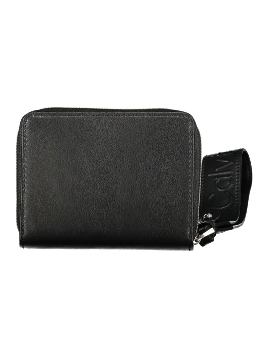 "Calvin Klein Geldbörsen im Sale | Calvin Klein Elegance Wallet Schwarz 2 Fächer RFID Schutz online kaufen"|Planet-Deluxe