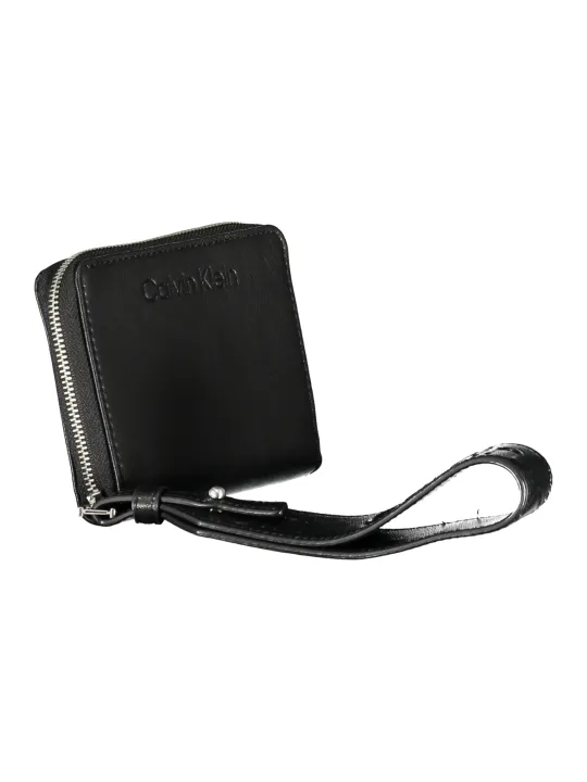 "Calvin Klein Geldbörsen im Sale | Calvin Klein Elegance Wallet Schwarz 2 Fächer RFID Schutz online kaufen"|Planet-Deluxe