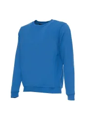 Blaues Kapuzenlos Sweatshirt mit Bündchen