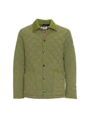 Grüne gesteppte Husky Pufferjacke Outdoor