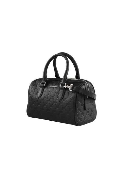Schwarze Leder Handtasche Harmont Blaine