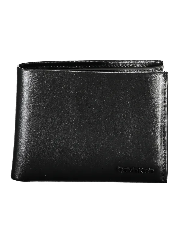 "Calvin Klein Brieftaschen im Sale | Calvin Klein Leder Geldbörse Grau RFID Schutz online kaufen"|Planet-Deluxe