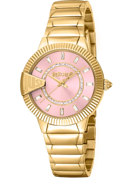 Goldene Just Cavalli Damenuhr Gelb