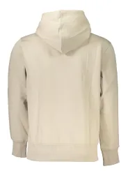 "Calvin Klein Sweatshirts im Sale | Calvin Klein Beige Kapuzen-Sweatshirt aus Übergangsbaumwolle online kaufen"|Planet-Deluxe