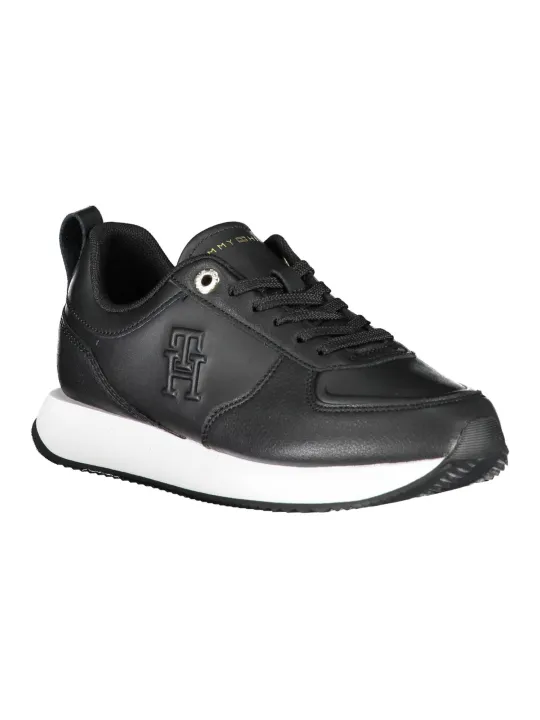 Nachhaltiger Tommy Sneaker Schwarz – Stil & Umweltbewusstsein
