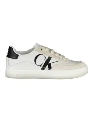"Calvin Klein Recycelt Sneaker Weiß – Stil mit Kontrast"