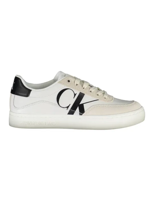 "Calvin Klein Recycelt Sneaker Weiß – Stil mit Kontrast"