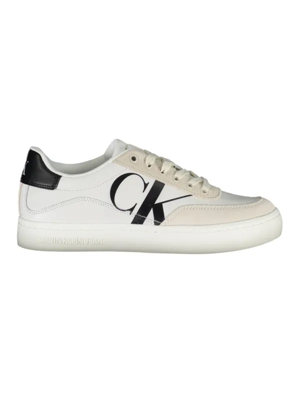 "Calvin Klein Recycelt Sneaker Weiß – Stil mit Kontrast"