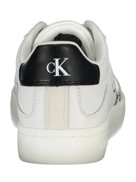 "Calvin Klein Recycelt Sneaker Weiß – Stil mit Kontrast"