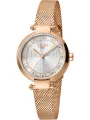 Gelbe Ferrè Milano Damenarmbanduhr mit Diamanten