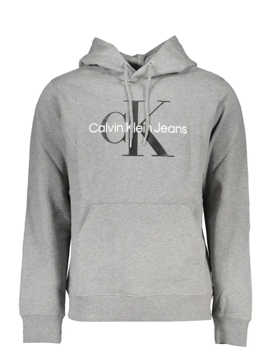 "Calvin Klein Sweatshirts im Sale | Calvin Klein Komfort Hoodie Grau online kaufen"|Planet-Deluxe