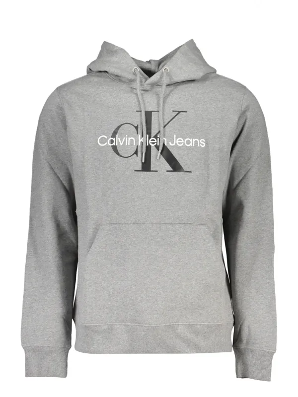 "Calvin Klein Sweatshirts im Sale | Calvin Klein Komfort Hoodie Grau online kaufen"|Planet-Deluxe