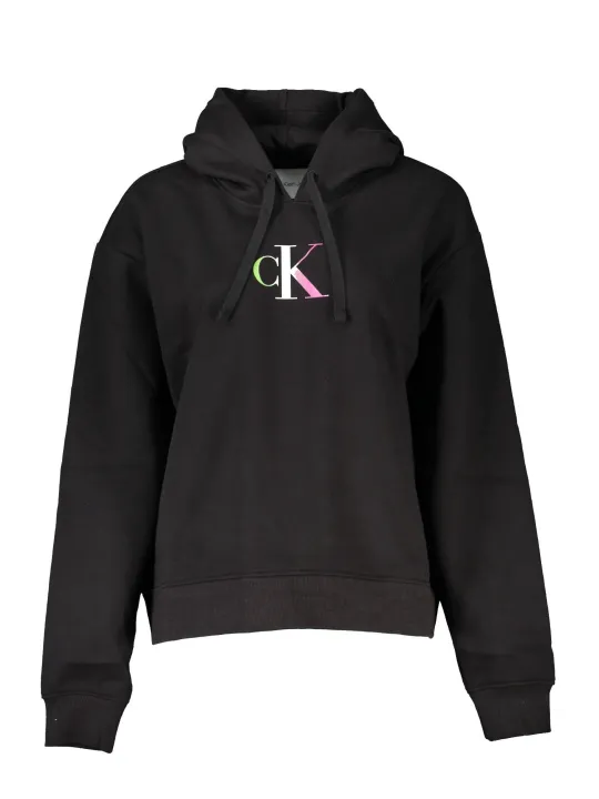 "Calvin Klein Sweatshirts im Sale | Calvin Klein Hoodie mit Logoaufdruck und Fleece-Innenraum online kaufen"|Planet-Deluxe