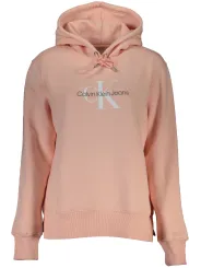 "Calvin Klein Sweatshirts im Sale | Calvin Klein Rosa Fleece Hoodie online kaufen"|Planet-Deluxe