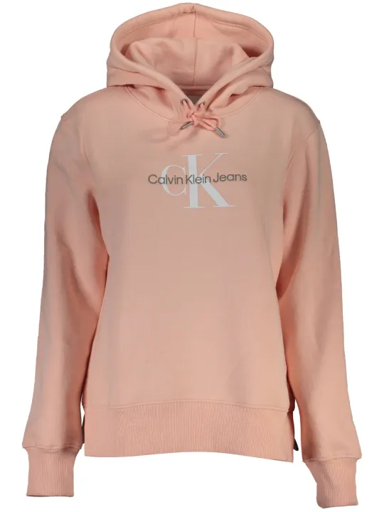 "Calvin Klein Sweatshirts im Sale | Calvin Klein Rosa Fleece Hoodie online kaufen"|Planet-Deluxe