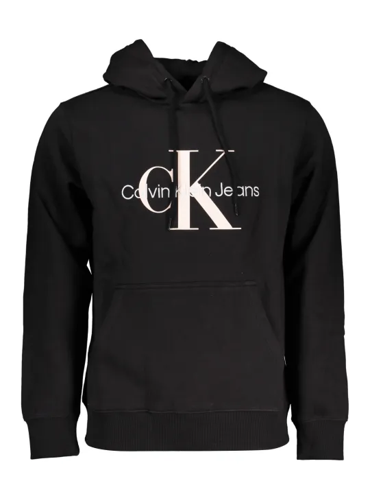 "Calvin Klein Sweatshirts im Sale | Calvin Klein Bio Kapuzen-Sweatshirt mit Logo und Kontrastdetails online kaufen"|Planet-Deluxe