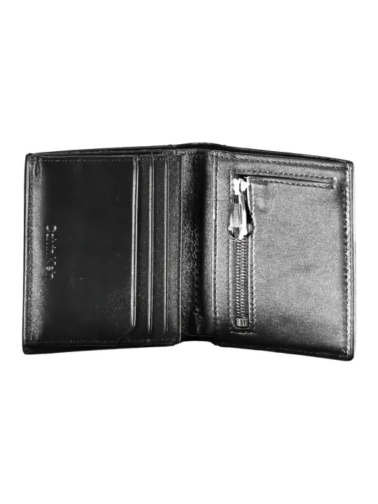 "Calvin Klein Brieftaschen im Sale | Calvin Klein Elegante RFID Leder Geldboerse Schwarz online kaufen"|Planet-Deluxe
