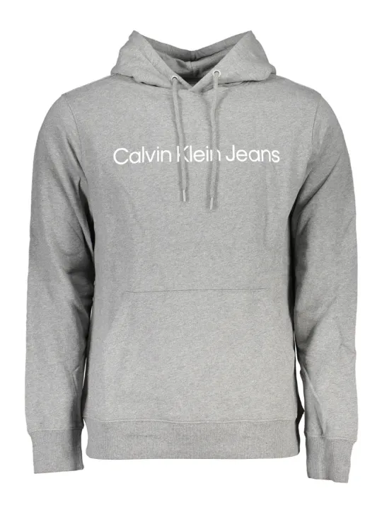 "Calvin Klein Sweatshirts im Sale | Calvin Klein Grauer Komfort-Hoodie online kaufen"|Planet-Deluxe
