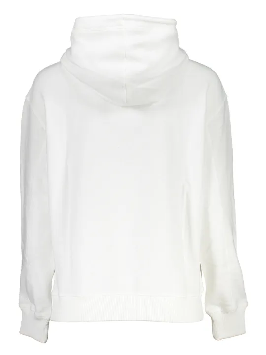 "Calvin Klein Sweatshirts im Sale | Calvin Klein Eleganter Hoodie Weiß online kaufen"|Planet-Deluxe