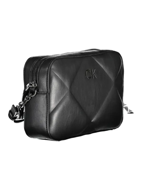 "Calvin Klein Einzelstücke & Seltenheiten im Sale | Calvin Klein Elegance Quilted Leder Schultertasche Schwarz online kaufen"|Planet-Deluxe