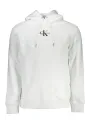 "Calvin Klein Sweatshirts im Sale | Calvin Klein Kapuzenpullover Weiß Fleece Nachhaltig online kaufen"|Planet-Deluxe
