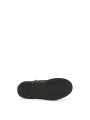 Schwarze Stiefelette mit gelben Akzenten