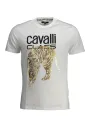 "Cavalli Class T-Shirts im Sale | Cavalli Class QXT061IJD060_0F43D56_BIANCO0005 Weiß online kaufen"|Planet-Deluxe