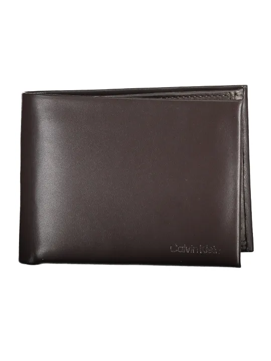 "Calvin Klein Brieftaschen im Sale | Calvin Klein Herren Leder Geldboerse Braun Eleganz online kaufen"|Planet-Deluxe