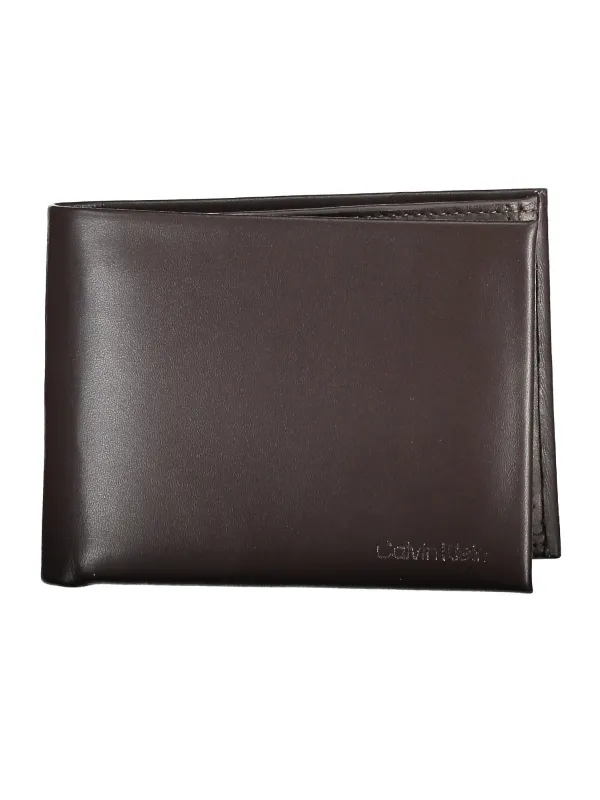 "Calvin Klein Brieftaschen im Sale | Calvin Klein Herren Leder Geldboerse Braun Eleganz online kaufen"|Planet-Deluxe