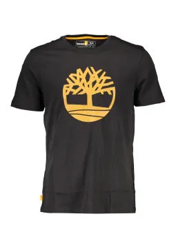 "Timberland Bio-Baumwolle T-Shirt Schwarz – Nachhaltig & Stylish"