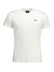 "LA MARTINA T-Shirts im Sale | La Martina Weißes Baumwoll T-Shirt mit Logo Stickerei online kaufen"|Planet-Deluxe