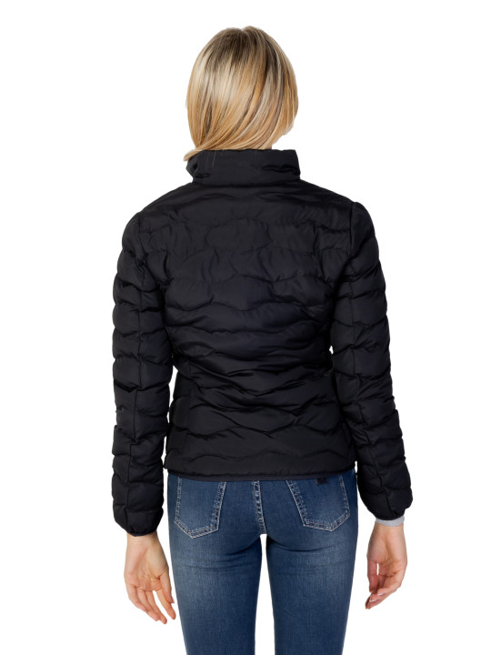 Ea7 Damen gesteppte Winterjacke mit Kapuze