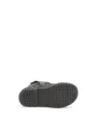 Schwarze Kinder Schuhe Animalier Muster