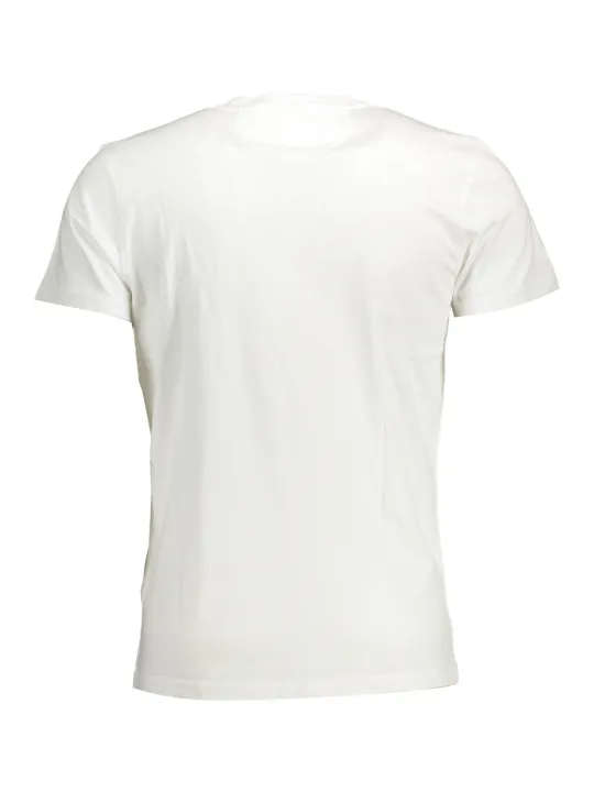 "LA MARTINA T-Shirts im Sale | La Martina Weißes Baumwoll T-Shirt mit Logo Stickerei online kaufen"|Planet-Deluxe