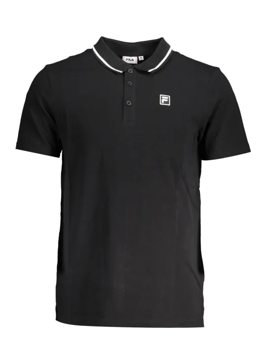"Fila Startseite im Sale | SCHWARZES KURZÄRMELIGES POLOSHIRT FÜR HERREN VON FILA online kaufen"|Planet-Deluxe