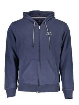 Lässiger LA MARTINA Zip-Hoodie Blau - Komfort & Stil